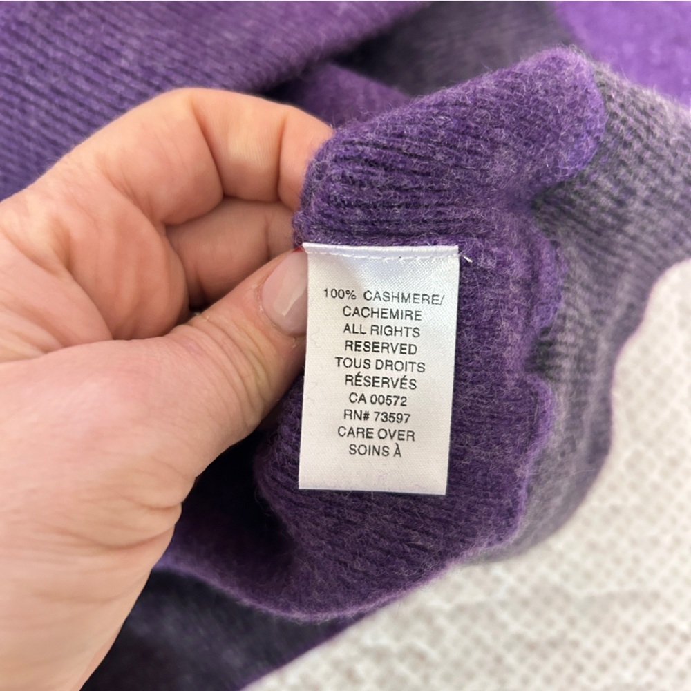 Raffi Essential Raglan Crew 100% Cashmere - Picture 8 of 10